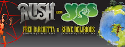 RUSH vs YES - An Epic Evening of Progressive Rock w/ Fred Barchetta & Shine Delirious
