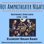 Hot Amphitheater Nights: Element Brass Band