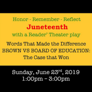 Brown v Board: Reflection of Justice & Equity in honor of Juneteenth
