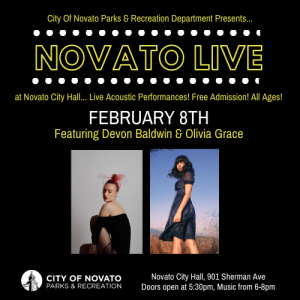 Novato Live – Devon Baldwin, Olivia Grace
