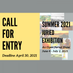 Call for Entry – Summer Open Juried Show