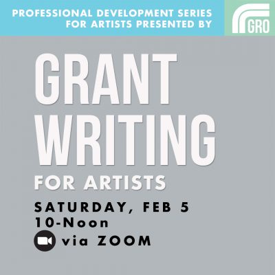 LOCAL>> Workshop: Grant Writing for Artists – with Shelley Rugg