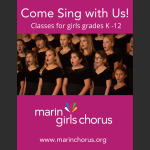 Marin Girls Chorus Fall Session Open!