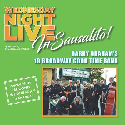 Wednesday Night Live in Sausalito – Garry Graham’s 19 Broadway Good Time Band