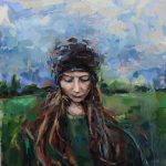 Gallery 3 - Devorah Jacoby_Lost in Thought_24x24 oil on canvas 2022