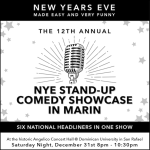 12th Annual New Years Eve Stand-Up Comedy Showcase
