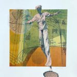Gallery 2 - Cindy Ostroff Unbalanced monotype collage: sewing pattern, photo and stencil print 15