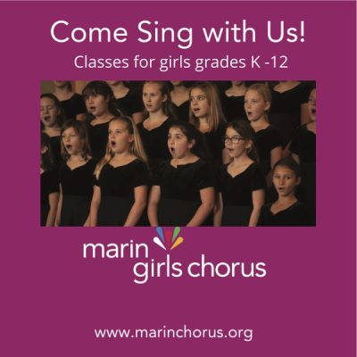 Marin Girls Chorus Spring Session Open!