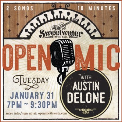 Open Mic Night with Austin DeLone