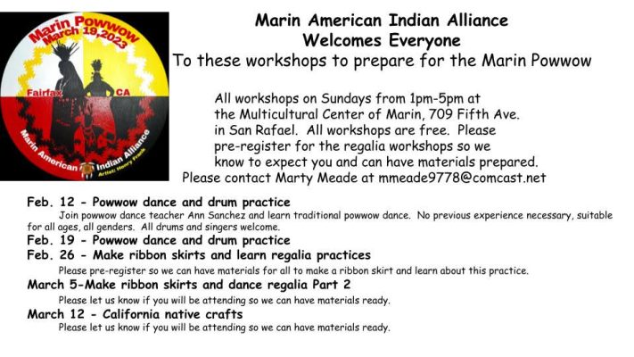 Gallery 1 - Marin American Indian Alliance Workshops