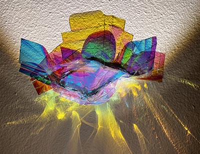 Gallery 2 - Cheselyn Amato, Lantern of Possibility 1, Radiant Film Silhouettes Wire Light, 24