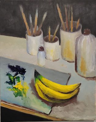 Gallery 6 - Marc Cohen, Painting Fruit, oil on canvas, 20