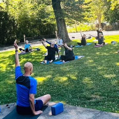 Yoga in the Garden every Wednesday