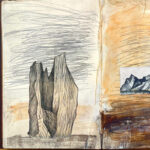 Gallery 1 - Zea Morvitz, Mirage, mixed media on book, 9.5 x 13.25