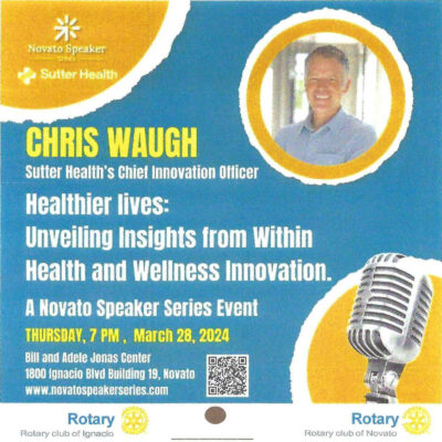 Novato Speaker Series – Chris Waugh