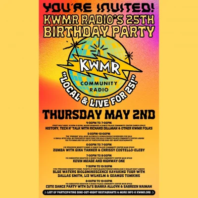 KWMR West Marin Community Radio 25th Birthday Party